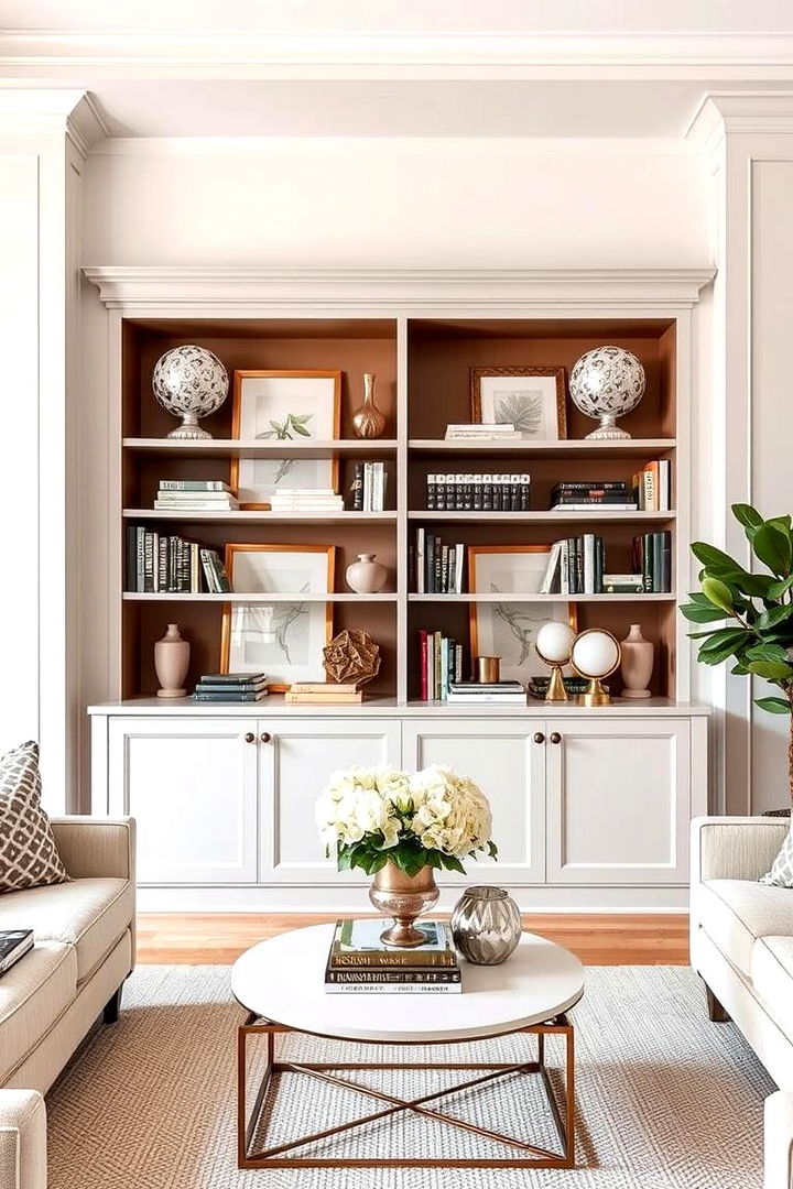 Symmetry and Balance - 22 Living Room Bookshelf Ideas