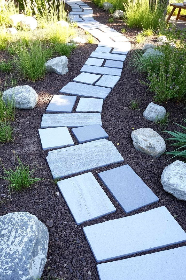Tactile Hardscaping Materials - 22 Mid-century Modern Landscaping Ideas