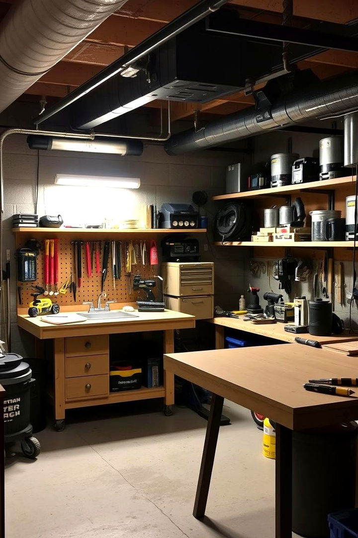 Task Lighting for Functional Spaces - Basement Lighting Ideas to Brighten Lower-Level Spaces