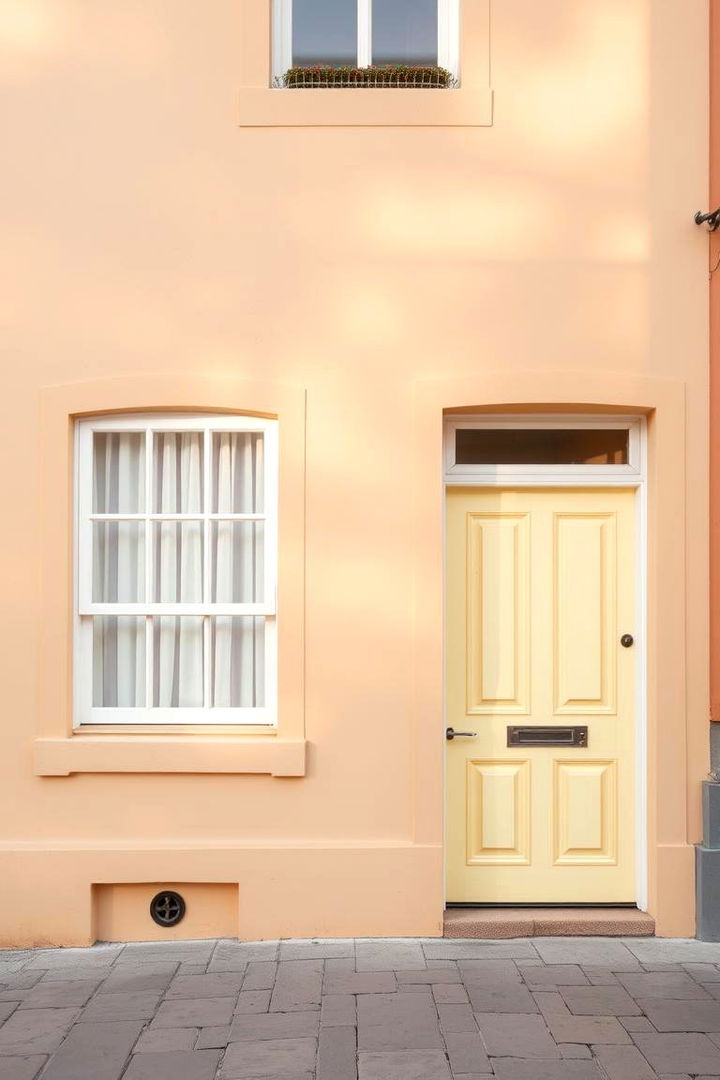 Taupe with Pale Yellow Accents - 22 Exterior Taupe House Color Combinations