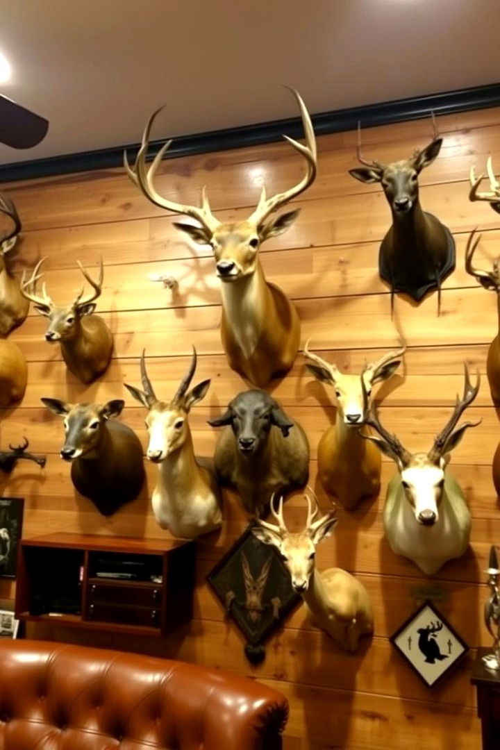 Taxidermy Art Pieces - 22 Hunting Man Cave Ideas