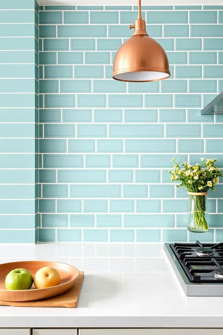 Teal Subway Tile Magic - 22 Teal Kitchen Ideas
