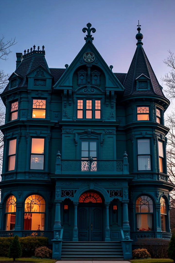 Teal Touch of History - 22 Green Victorian House Colors