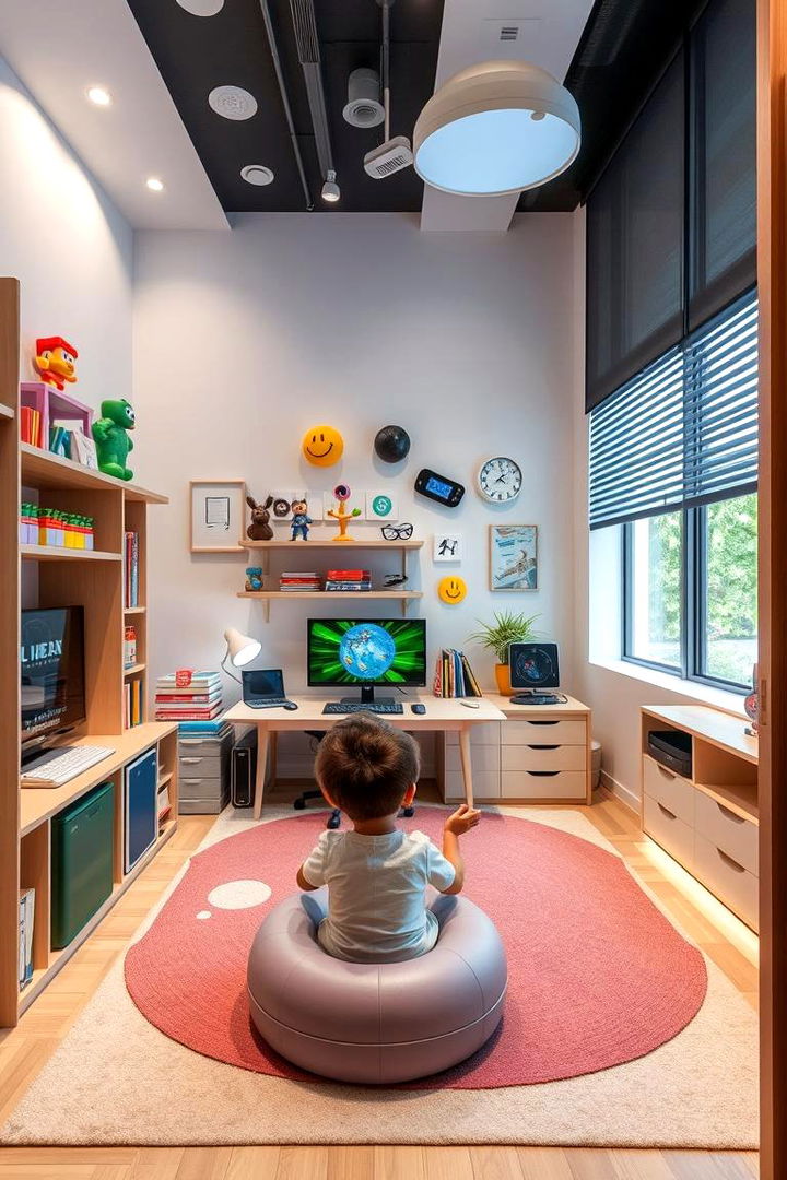 Tech Friendly Additions - 22 Kids Room Ideas