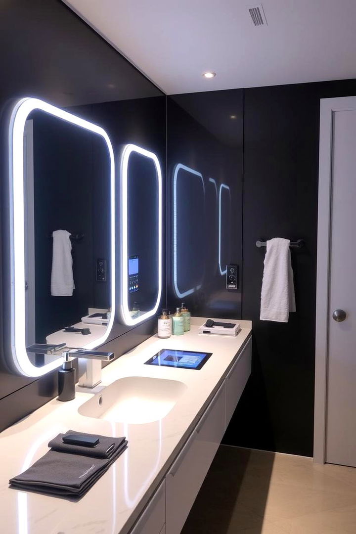 Tech Infused Styling - 22 Vanity Room Ideas