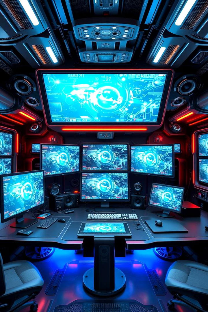 Tech Innovator Hub - 22 Man Cave Office Ideas