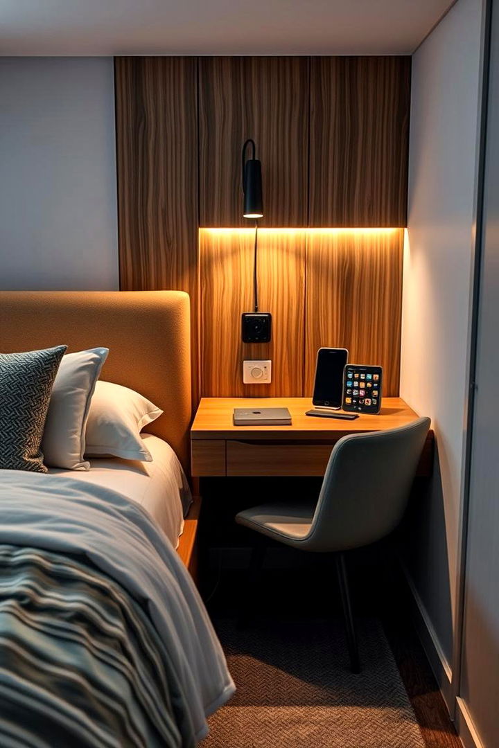 Tech Integrated Comfort - 22 Bedroom Sitting Area Ideas