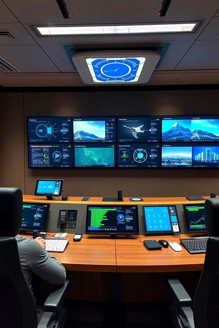 Tech Integrated Command Center - 22 Command Center Ideas