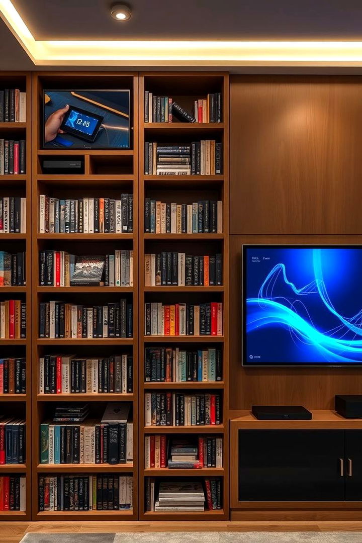 Tech Integrated Library - 22 Home Library Ideas