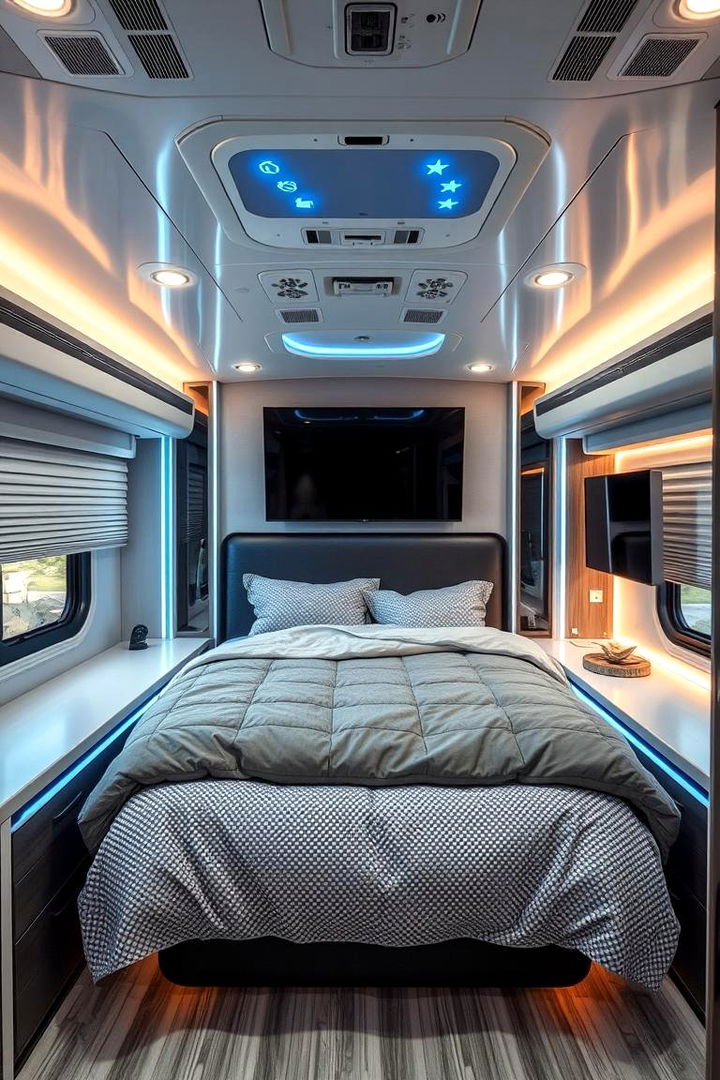 Tech Savvy Bedroom Designs - 22 Rv Bedroom Ideas