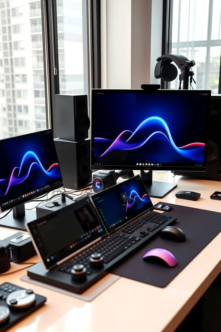 Tech Savvy Setup for Modern Work - 22 Desk in Front of Window Ideas