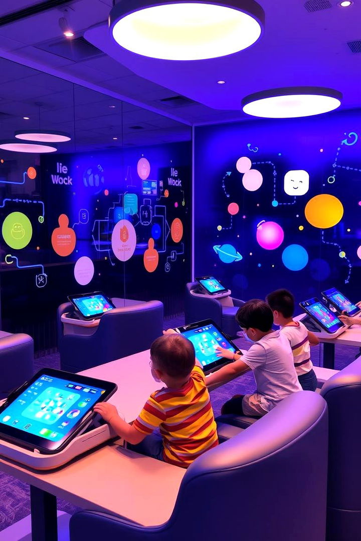Tech Time Interactive Zone - 22 playroom ideas