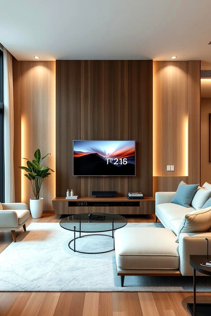 Tech integrated Designs - 22 Small Living Room Ideas