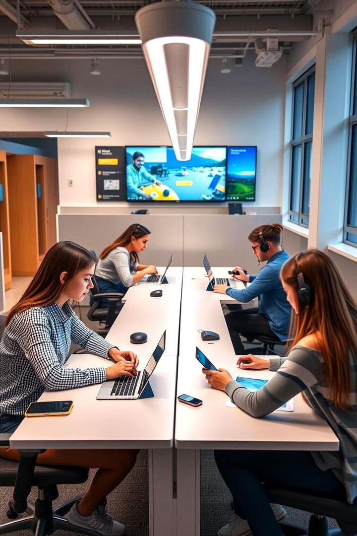 Technology Integrated Workspaces - 22 Student Bedroom Design Ideas