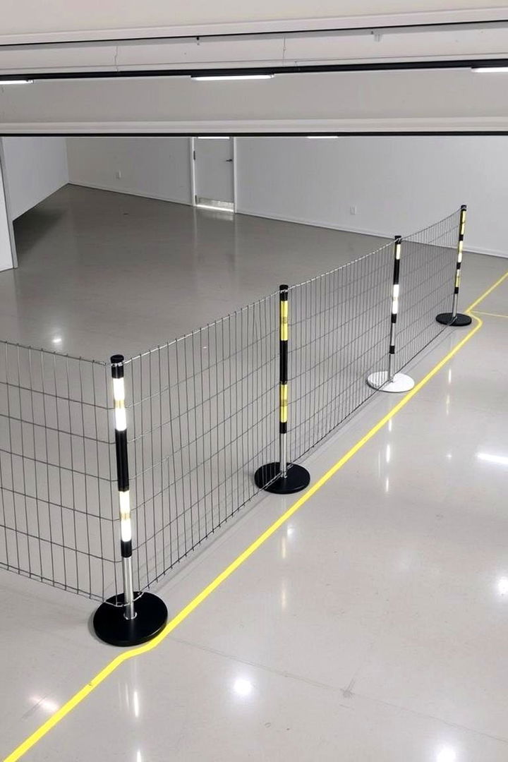 Temporary Wireless Marker Fence - 22 Temporary Fence Ideas