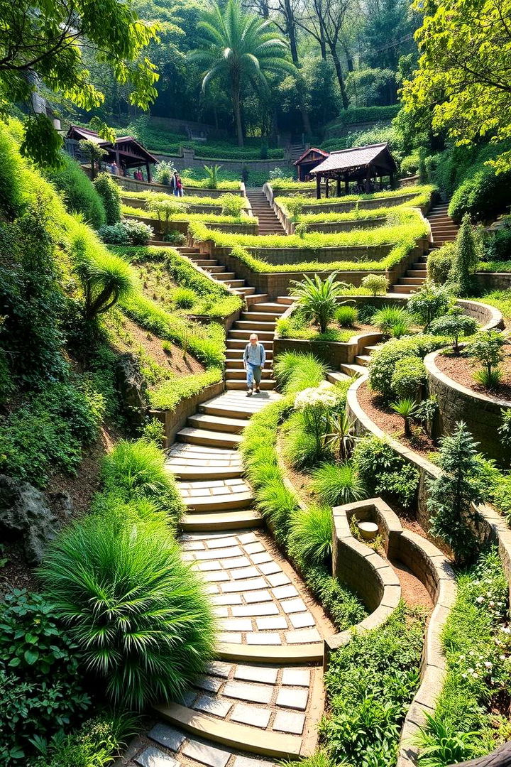 Terraced Garden Trail - 22 Elevated Walkway Ideas