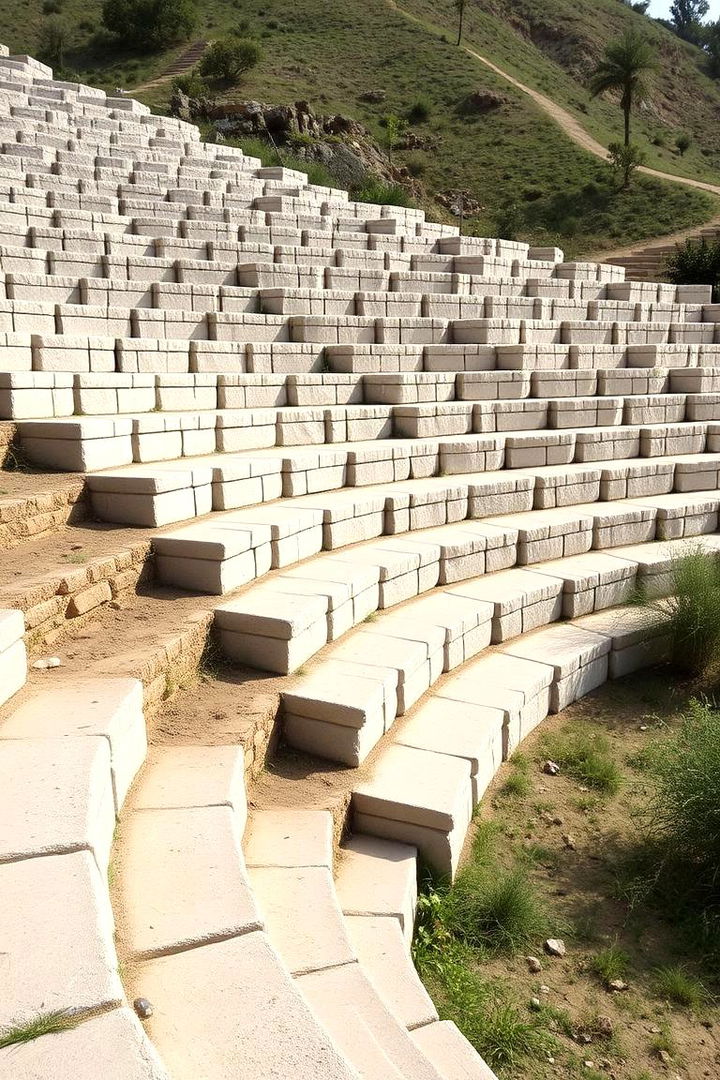 Terraced Natural Steps - 22 Natural Walkway Ideas