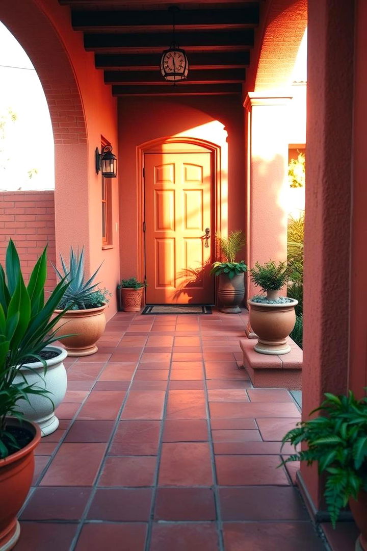 Terracotta Warmth - 22 Front Porch Tile Ideas
