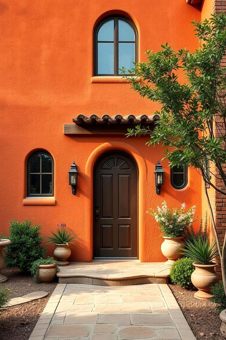 Terracotta Warmth - 22 Stucco Colors for Home Exteriors