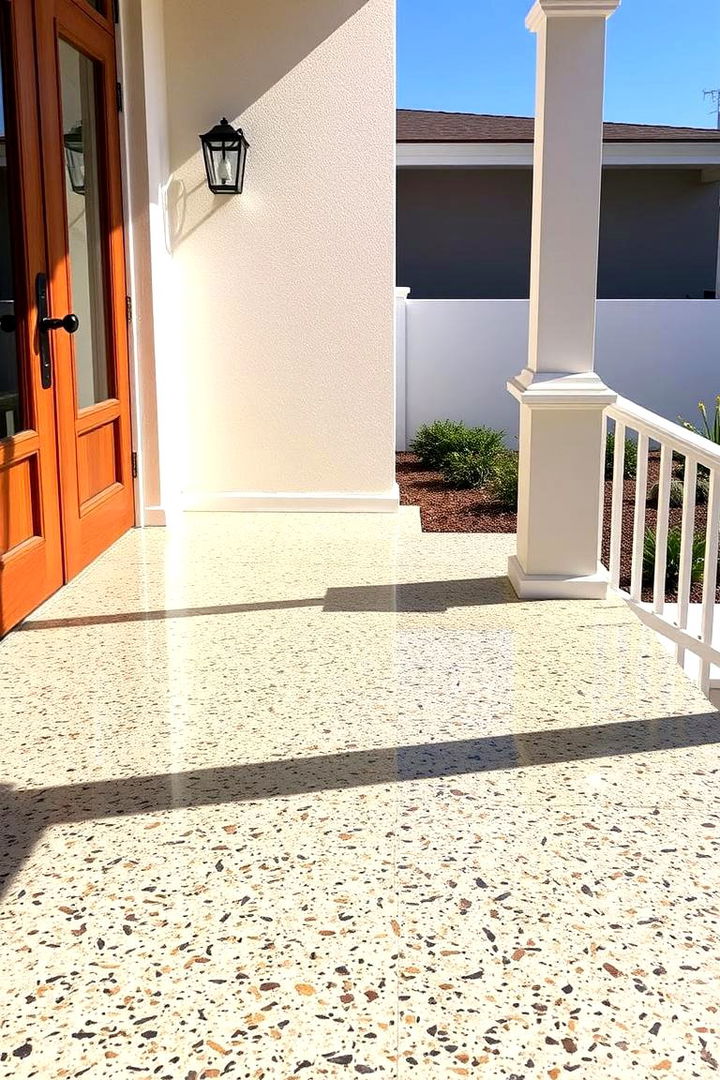Terrazzo Flooring - 22 Porch Flooring Options