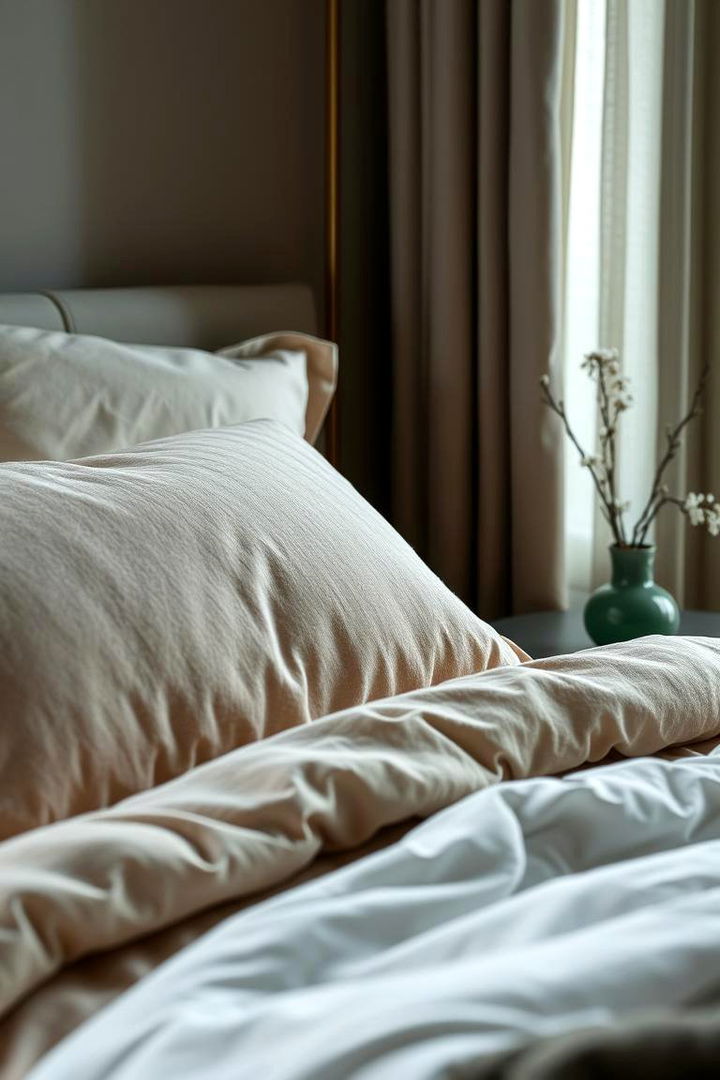 Textural Contrast Harmony - 22 Jade Green Bedroom Ideas