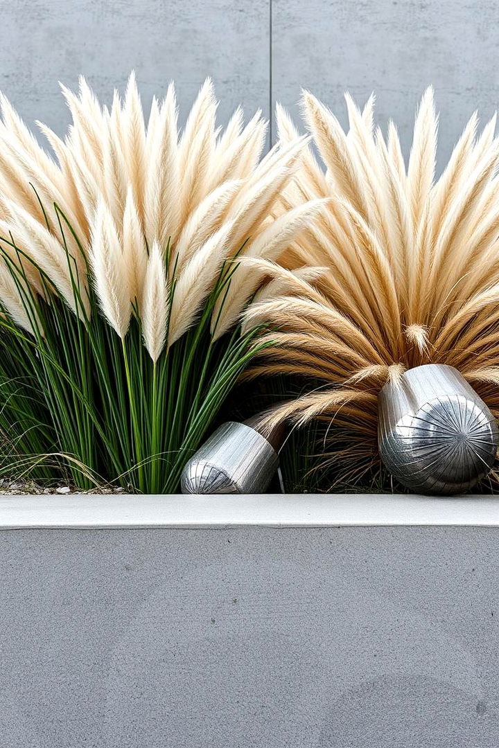 Textural Contrast Ideas - 22 Pampas Grass Wedding Decor Ideas