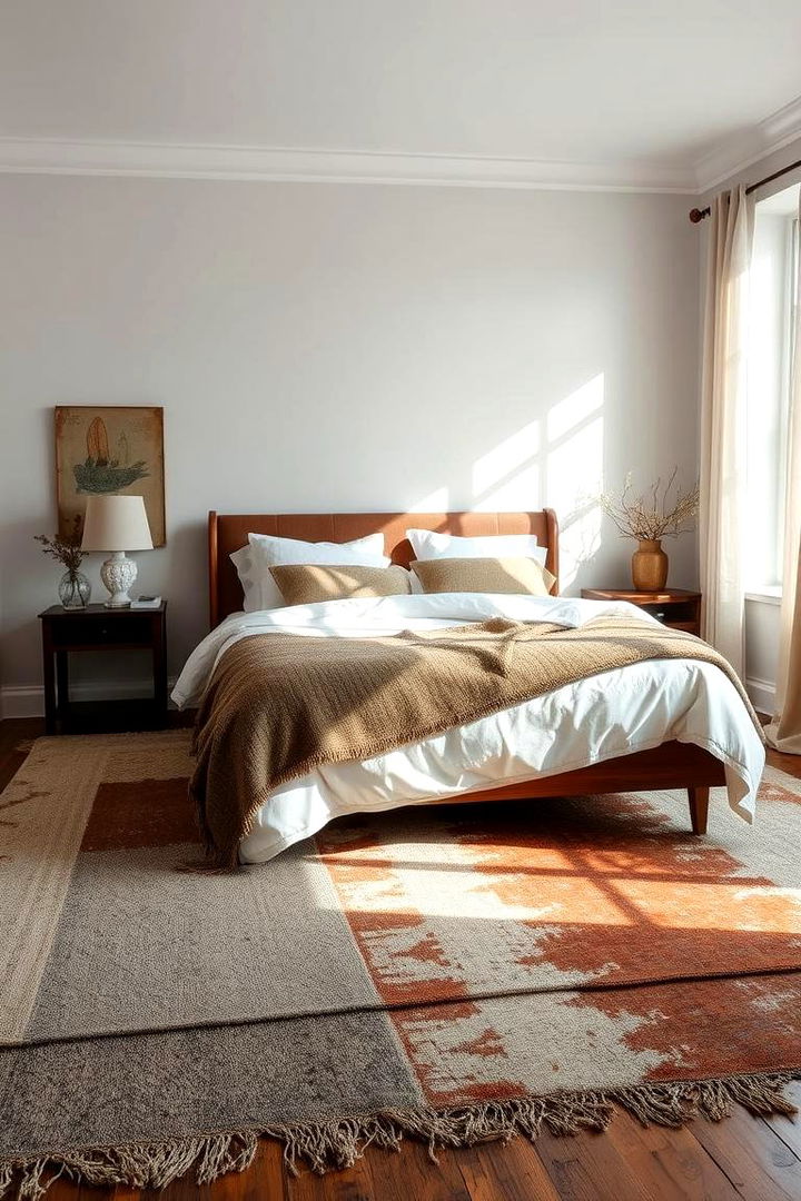 Textural Contrasts and Rustic Chic - 22 Rustic Bedroom Ideas