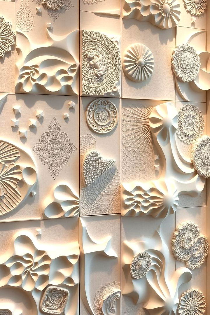 Textured 3D Panels - 22 Wall Decor Ideas