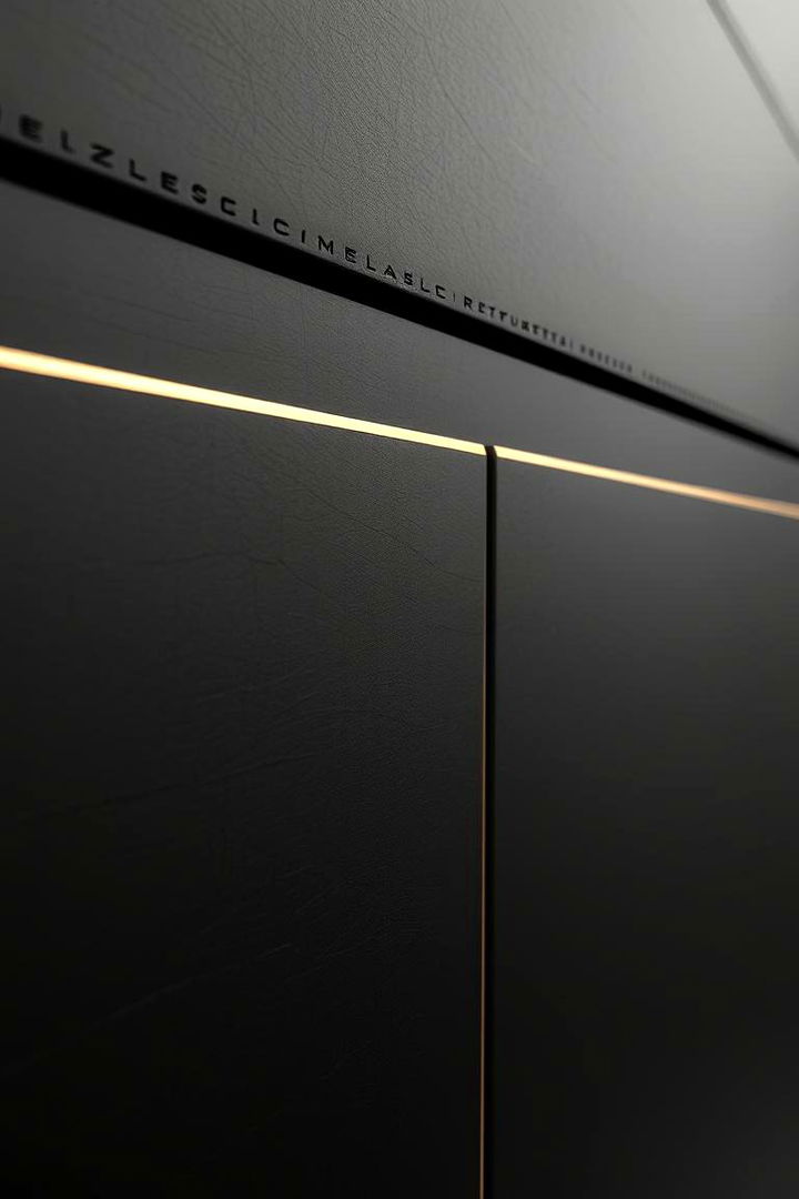 Textured Black Finishes - 22 Black and Gold Bathroom Ideas
