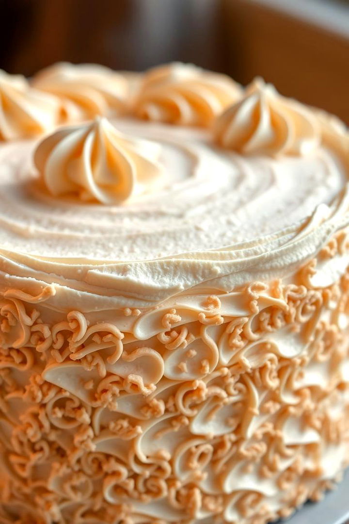Textured Buttercream - 22 Naked and Semi-naked Wedding Cake Ideas