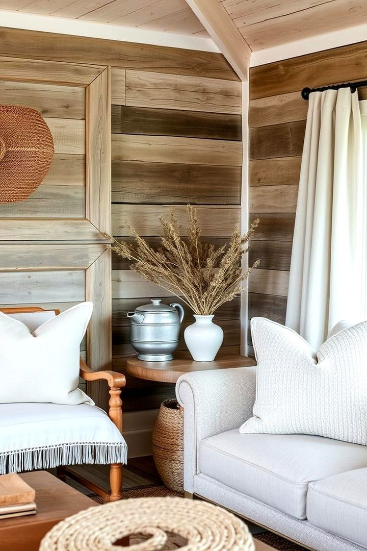 Textured Elements - 22 Beach House Living Room Ideas