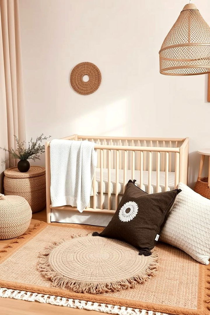 Textured Fabric Elements - 22 Mid-century Modern Nursery Ideas