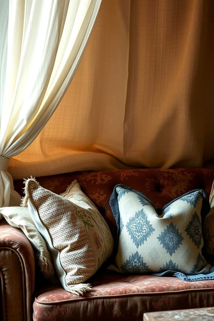 Textured Fabrics and Cushions - 22 Mediterranean Interior Design Ideas