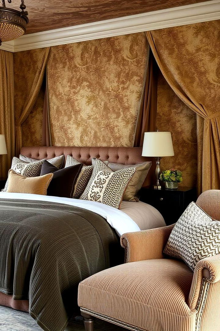 Textured Fabrics - 22 60s Bedroom Ideas