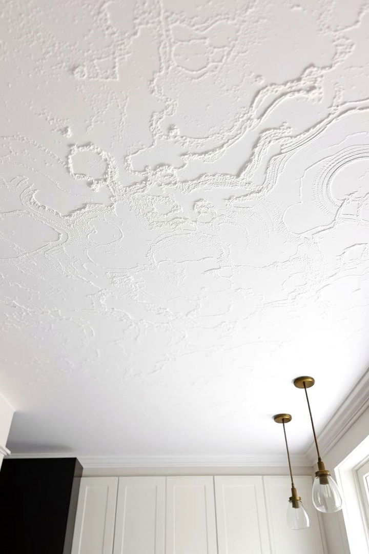 Textured Finishes Trend - 22 Kitchen Ceiling Ideas