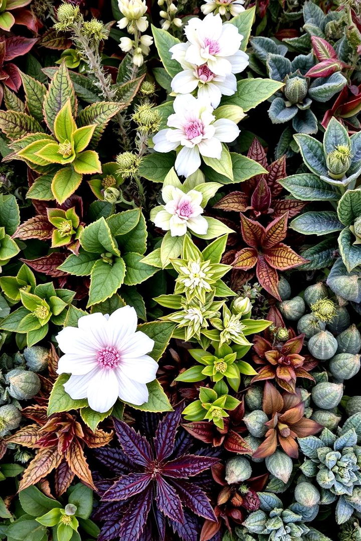 Textured Garden Display - 22 Perennial Flower Bed Ideas