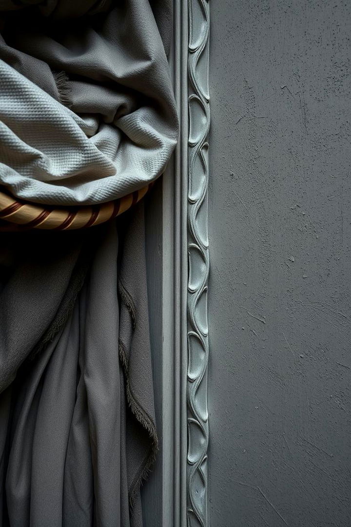 Textured Layers in Grey Interiors - 22 Grey Living Room Ideas