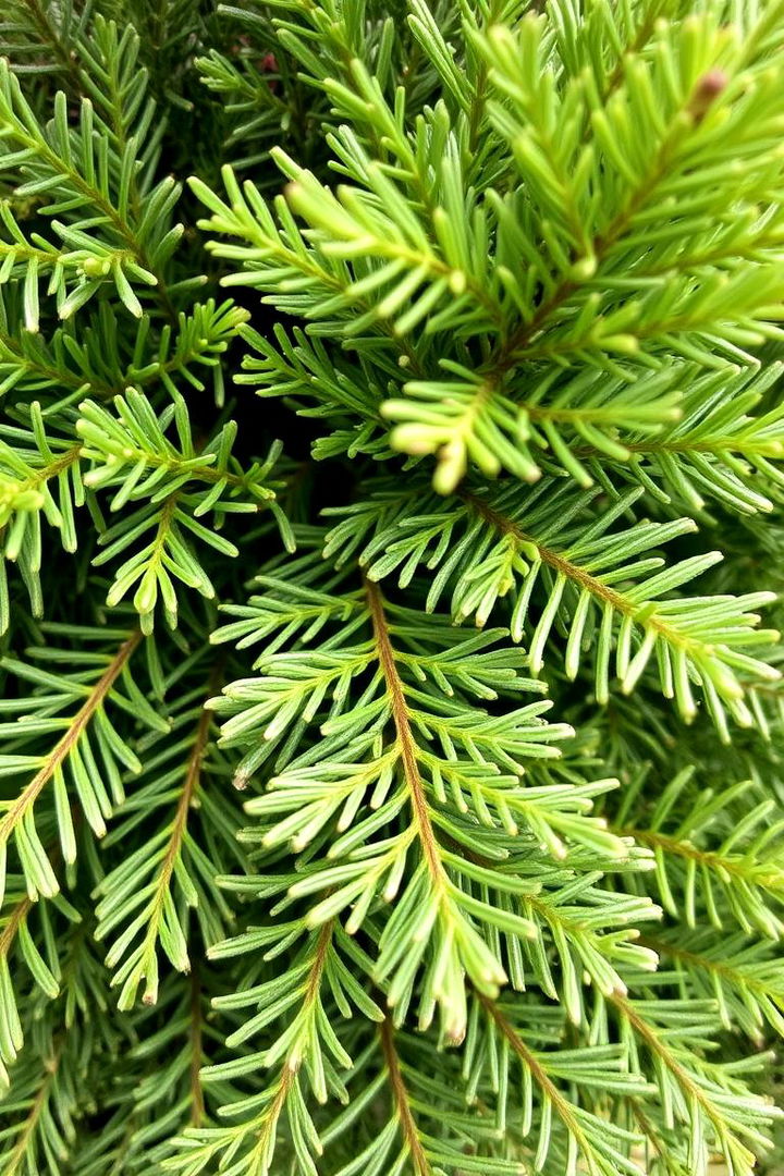 Textured Layers with Varied Evergreens - 22 Front Yard Evergreen Landscaping Ideas