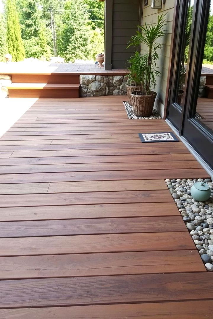 Textured Material Blend - 22 Deck and Patio Combination Ideas