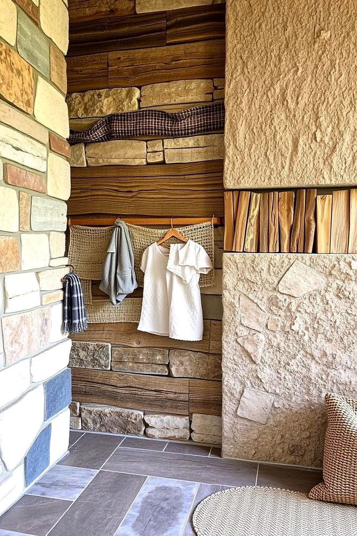 Textured Material Finishes - 22 Townhouse Interior Design Ideas