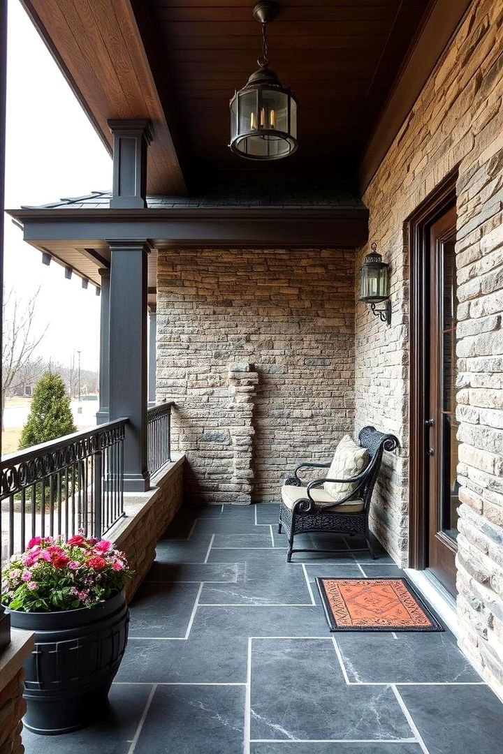Textured Metal Finishes - 22 Metal Roof Porch Design Ideas