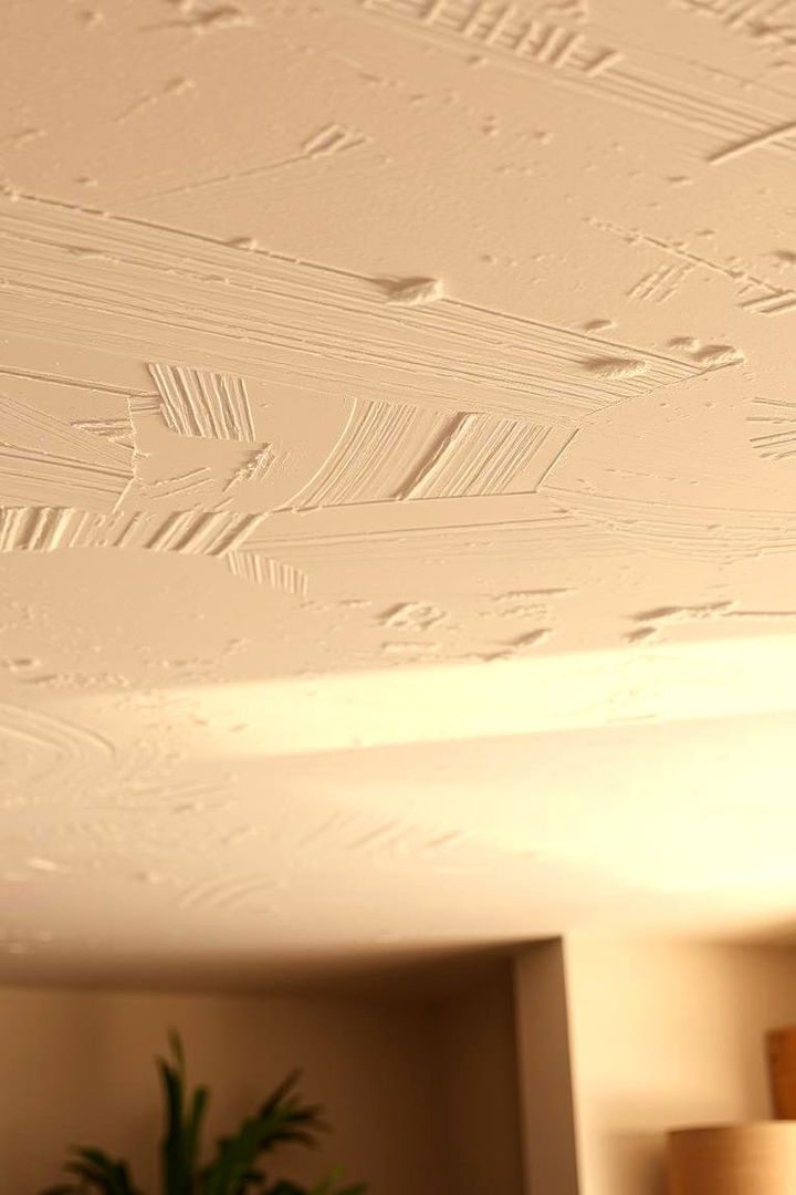 Textured Paint Finishes for Depth - 22 Ceiling Paint Ideas