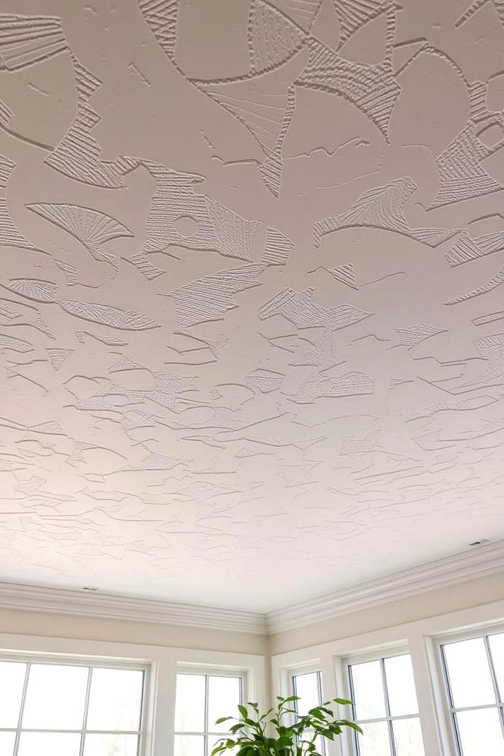 Textured Plaster Finishes - 22 Sunroom Ceiling Ideas