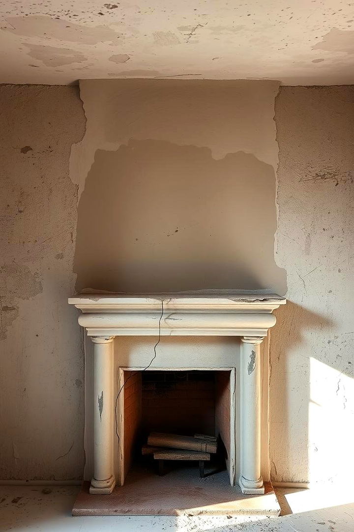 Textured Plaster Paint - 22 Fireplace Paint Ideas