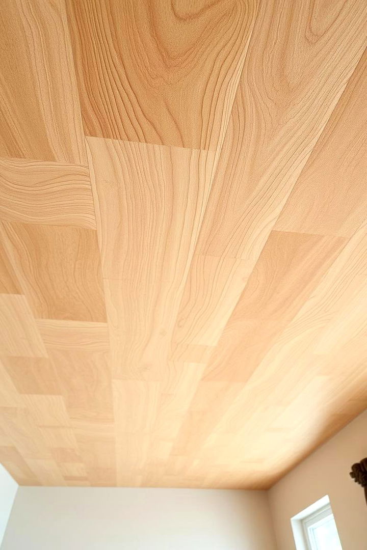 Textured Plywood Overlays - 22 Plywood Ceiling Ideas