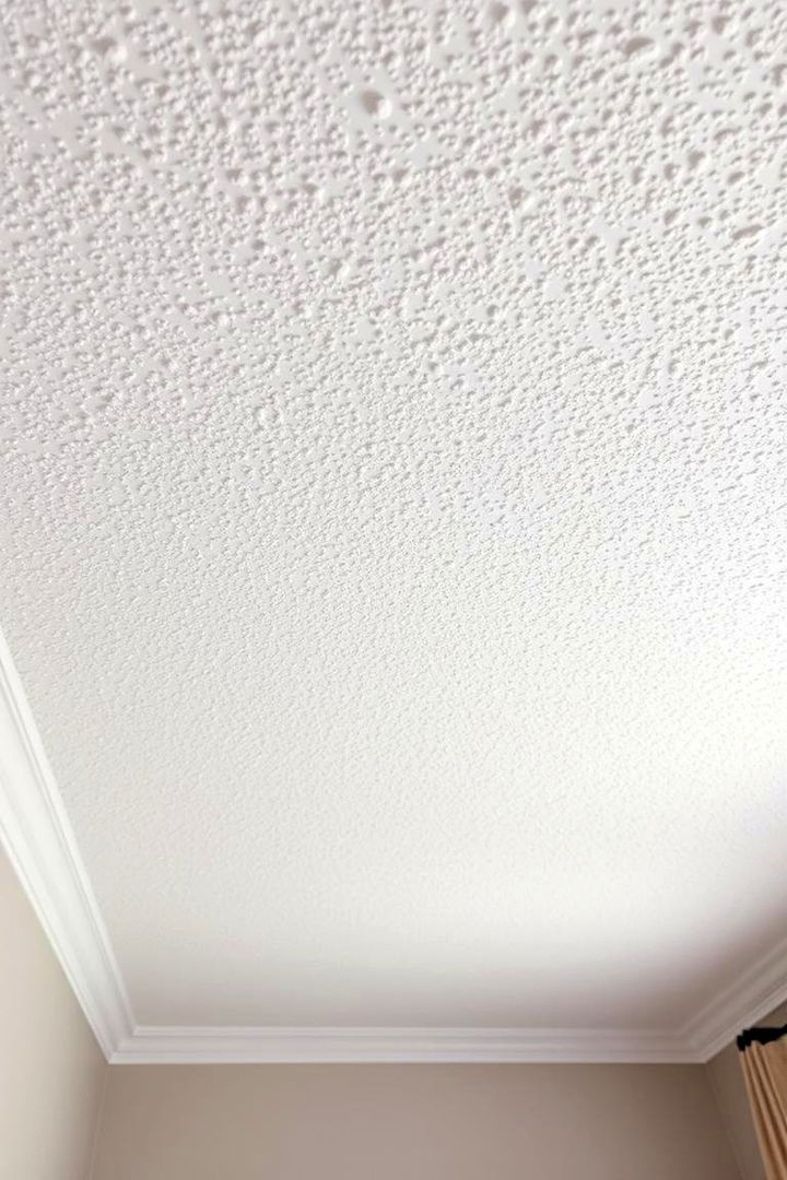 Textured Popcorn Ceilings - 22 Cheap Ceiling Ideas