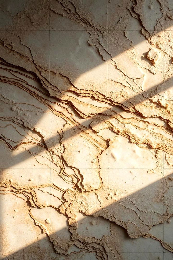 Textured Quartz Backdrop - 22 Quartz Fireplace Surround Ideas