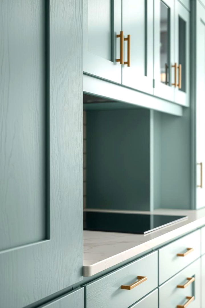 Textured Seafoam Green Finishes - 22 Seafoam Green Kitchen Ideas
