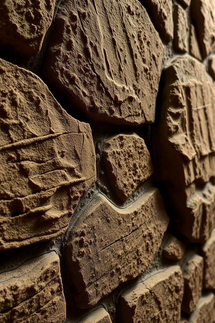 Textured Stone Accents - 22 Feature Wall Ideas
