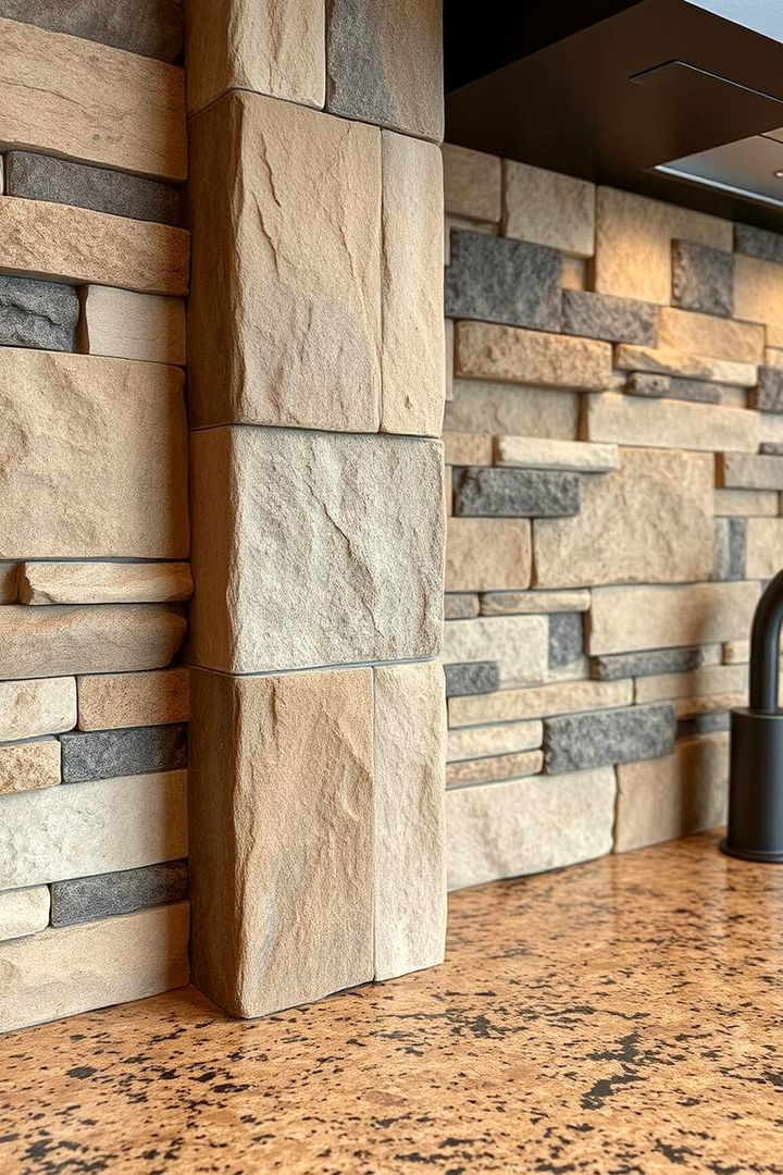 Textured Stone Elements - 22 Boho Farmhouse Decor Ideas
